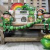 Kiss Me St. Patrick’s Day Gnome {Stamped Book Stack – Watercolor} - Image 7