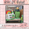 Kiss Me St. Patrick’s Day Gnome {Stamped Book Stack – Watercolor}