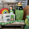 Kiss Me St. Patrick’s Day Gnome {Stamped Book Stack – Watercolor} - Image 8