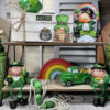 Kiss Me St. Patrick’s Day Gnome {Stamped Book Stack – Watercolor} - Image 2