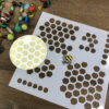 BeeCandy {Square Stencil} ABST - Image 3