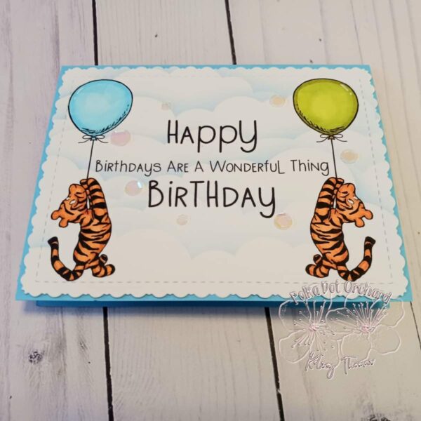 Wonderful Birthdays {Rubber Stamp Set} JPRS - Image 3