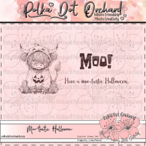 Moo-tastic Halloween {Digital Stamp Set} JPDS
