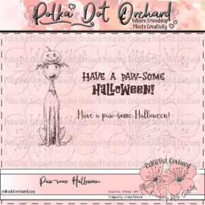 Paw-some Halloween {Digital Stamp Set} JPDS