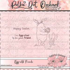 Egg-cited Friends {Digital Stamp Set} JHDS